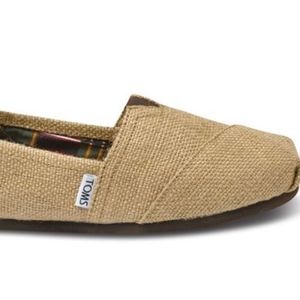 NEW TOMs Natural Burlap